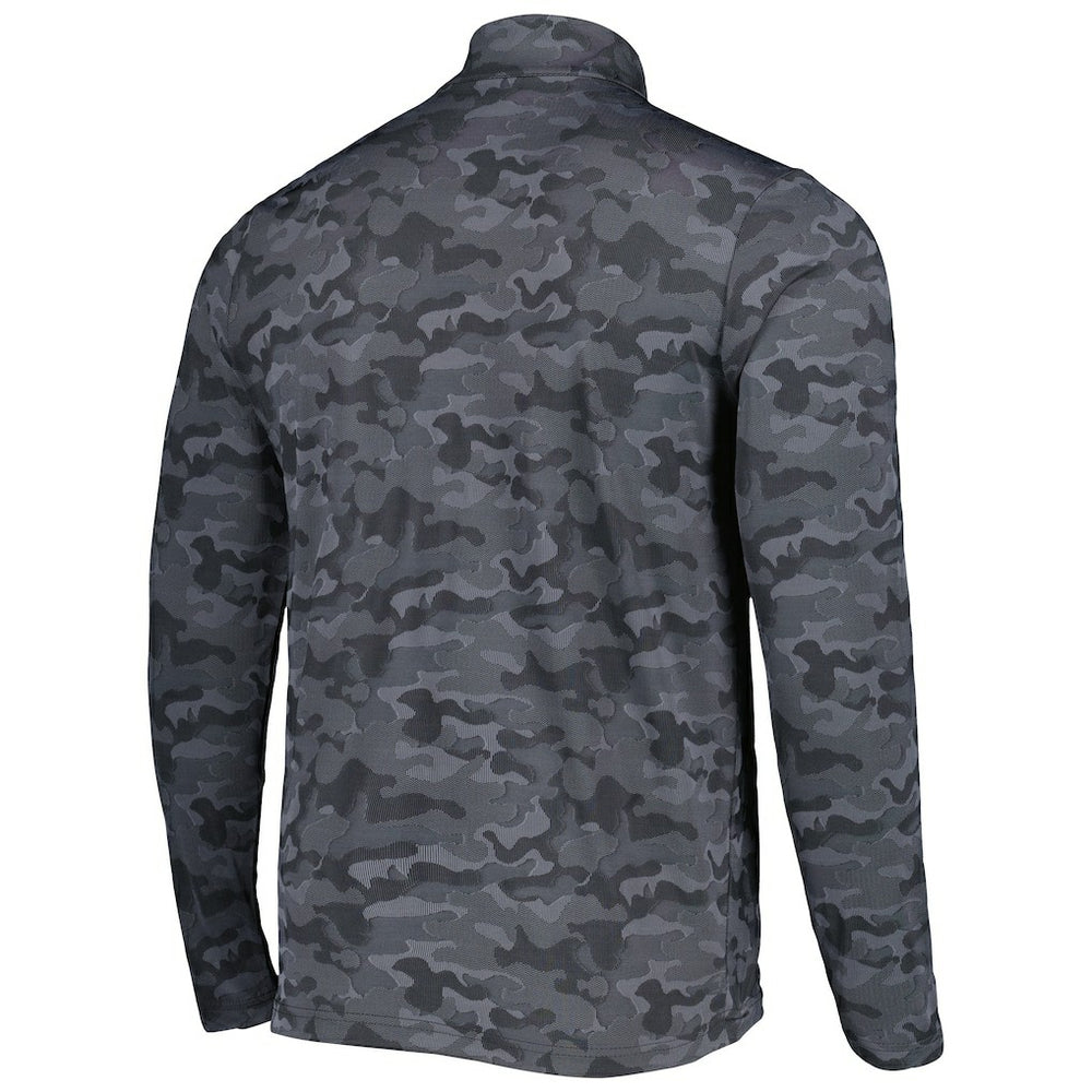Las Vegas Raiders Antigua Brigade Quarter-Zip Sweatshirt Black | NFL
