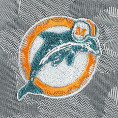 Miami Dolphins Antigua Brigade Throwback Quarter-Zip Top Gray | NFL