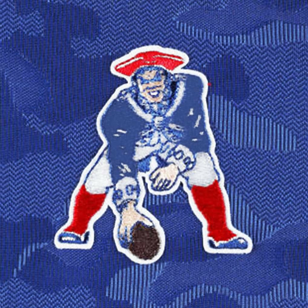 New England Patriots Antigua Brigade Throwback Quarter-Zip Top Royal | NFL