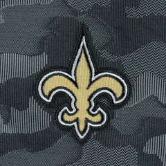 New Orleans Saints Antigua Brigade Quarter-Zip Sweatshirt Black | NFL