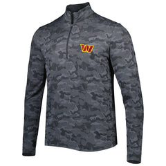 Washington Commanders Antigua Brigade Quarter-Zip Sweatshirt Black | NFL