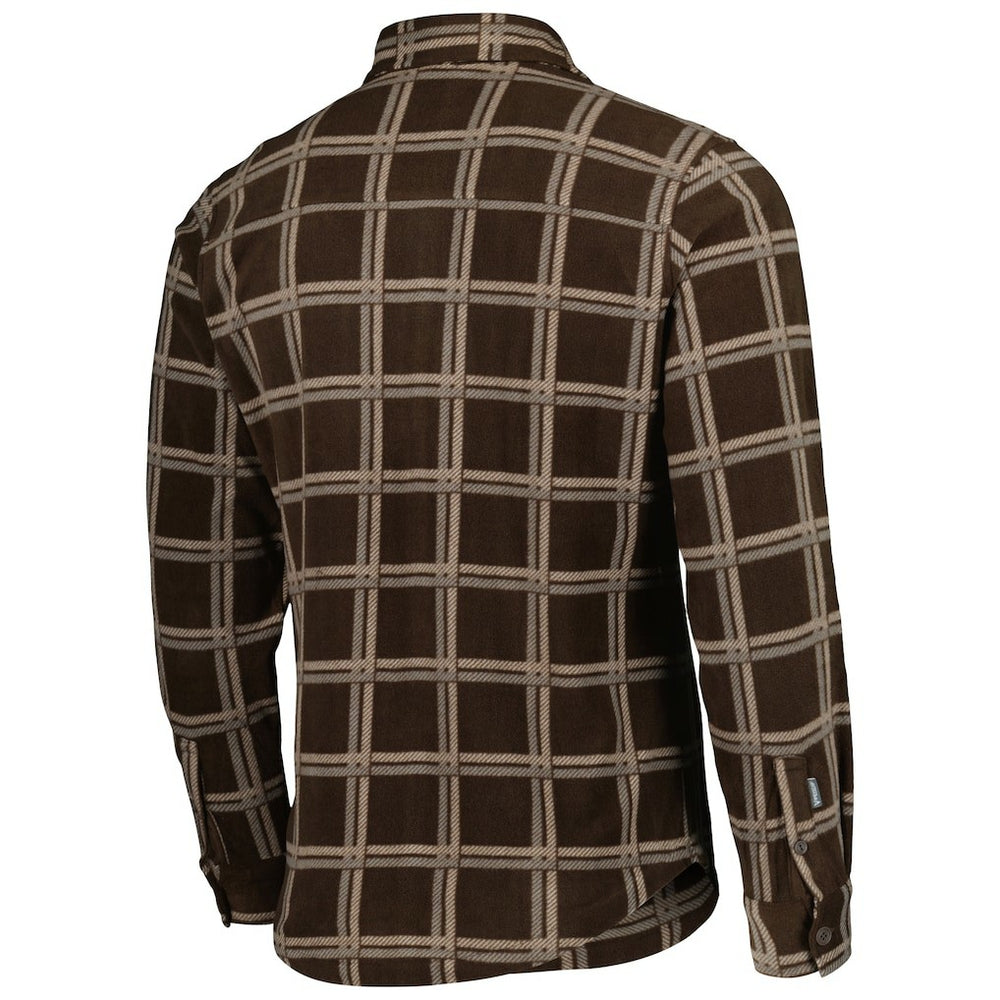 Cleveland Browns Antigua Industry Flannel Button-Up Shirt Jacket Brown | NFL
