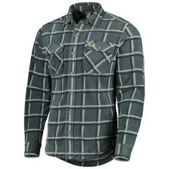Green Bay Packers Antigua Industry Flannel Button-Up Shirt Jacket Gray | NFL