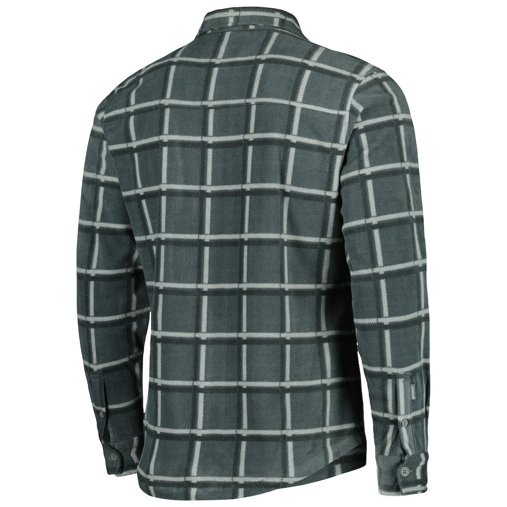 Green Bay Packers Antigua Industry Flannel Button-Up Shirt Jacket Gray | NFL
