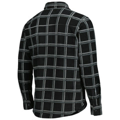 Las Vegas Raiders Antigua Industry Flannel Button-Up Shirt Jacket Black | NFL