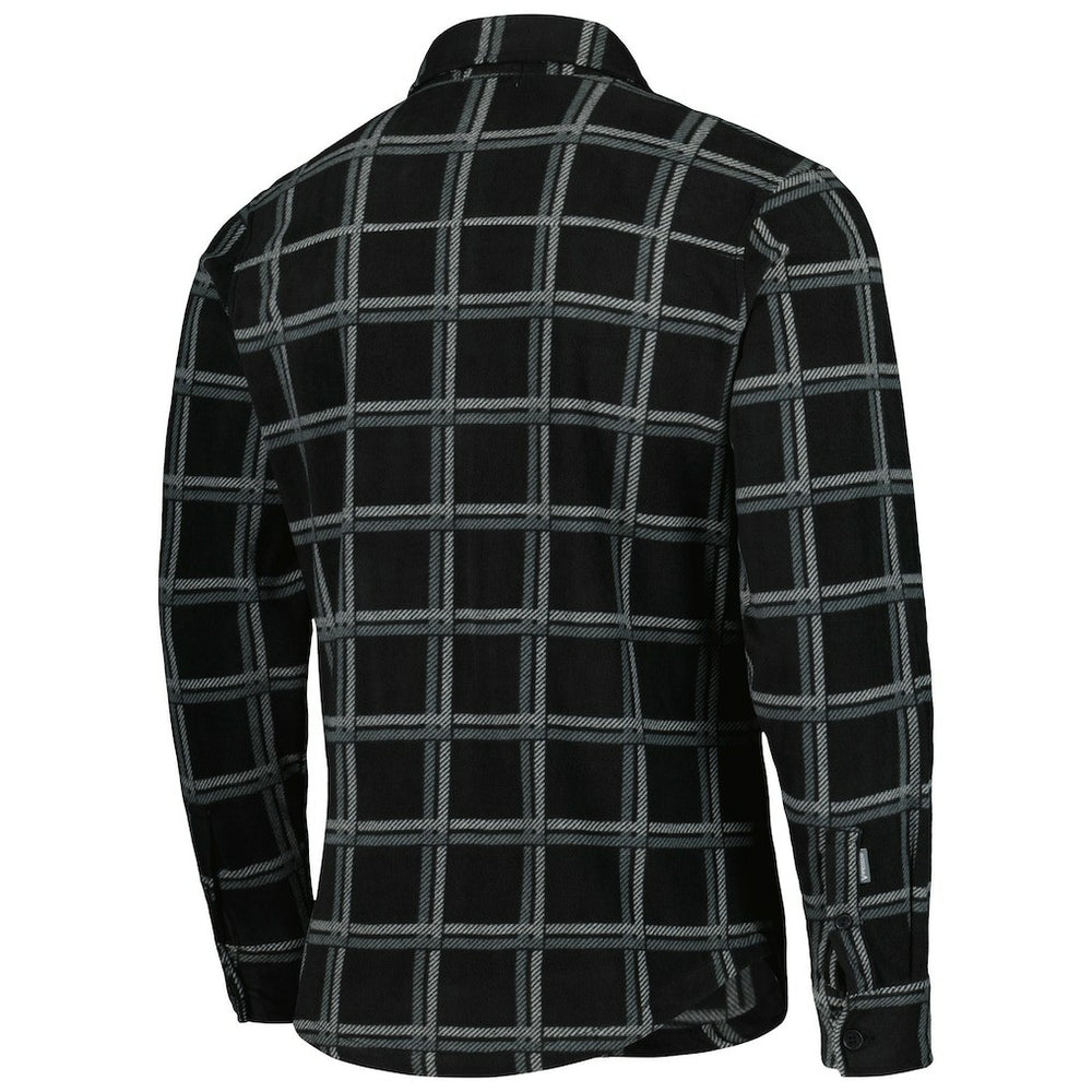 Pittsburgh Steelers Antigua Industry Flannel Button-Up Shirt Jacket Black | NFL