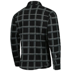 Pittsburgh Steelers Antigua Industry Flannel Button-Up Shirt Jacket Black | NFL