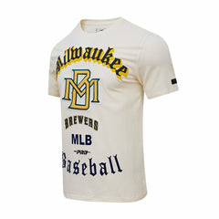 Milwaukee Brewers Pro Standard Cooperstown Collection Old English T-Shirt - MLB