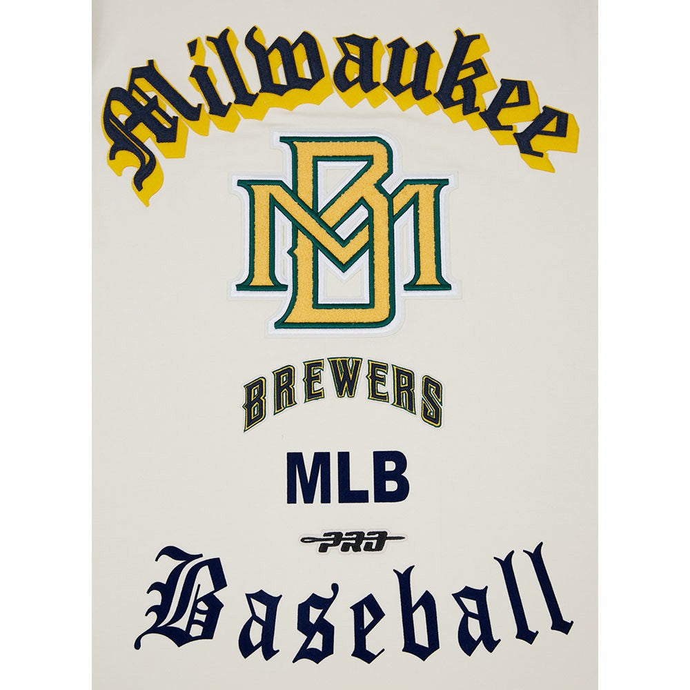 Milwaukee Brewers Pro Standard Cooperstown Collection Old English T-Shirt - MLB