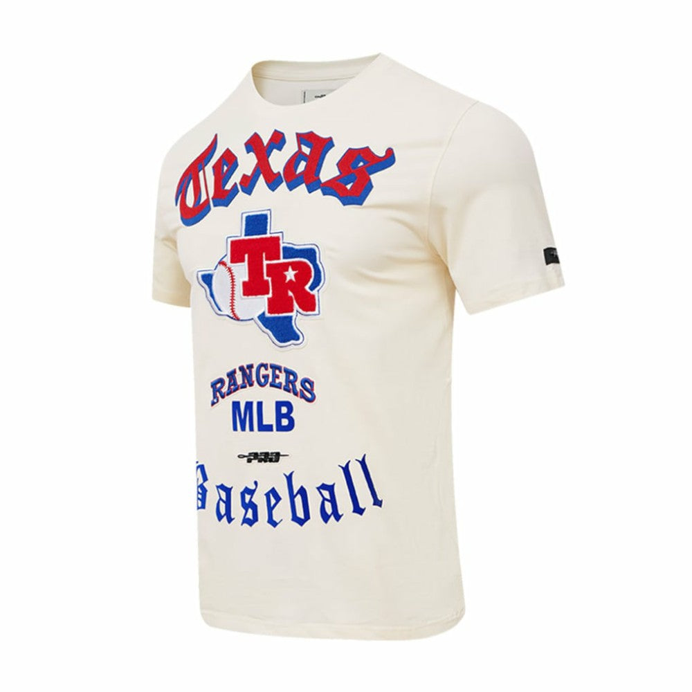 Texas Rangers Pro Standard Cooperstown Collection Old English T-Shirt - MLB