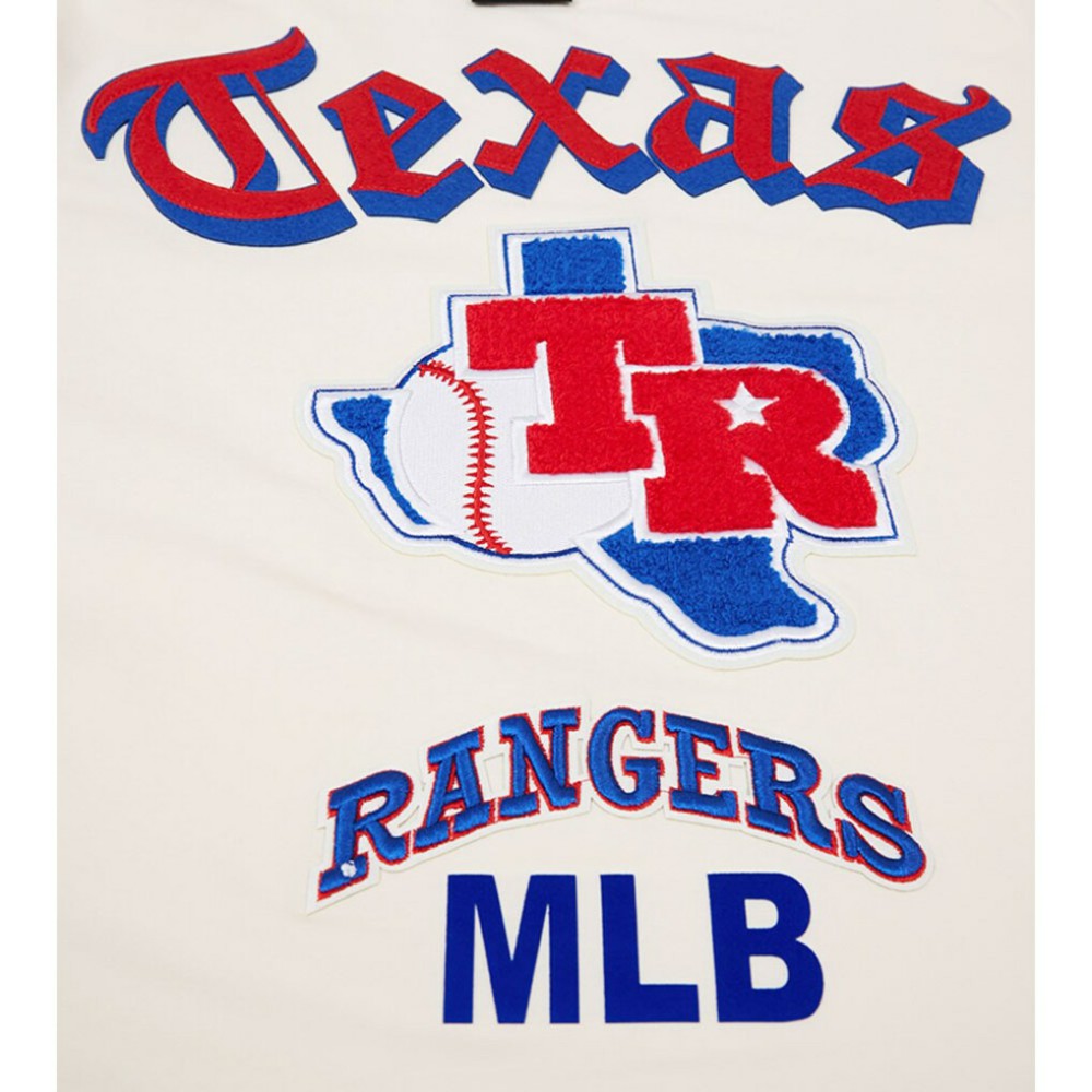 Texas Rangers Pro Standard Cooperstown Collection Old English T-Shirt - MLB