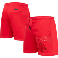 Boston Red Sox Pro Standard Triple Red Classic Shorts Shorts - MLB