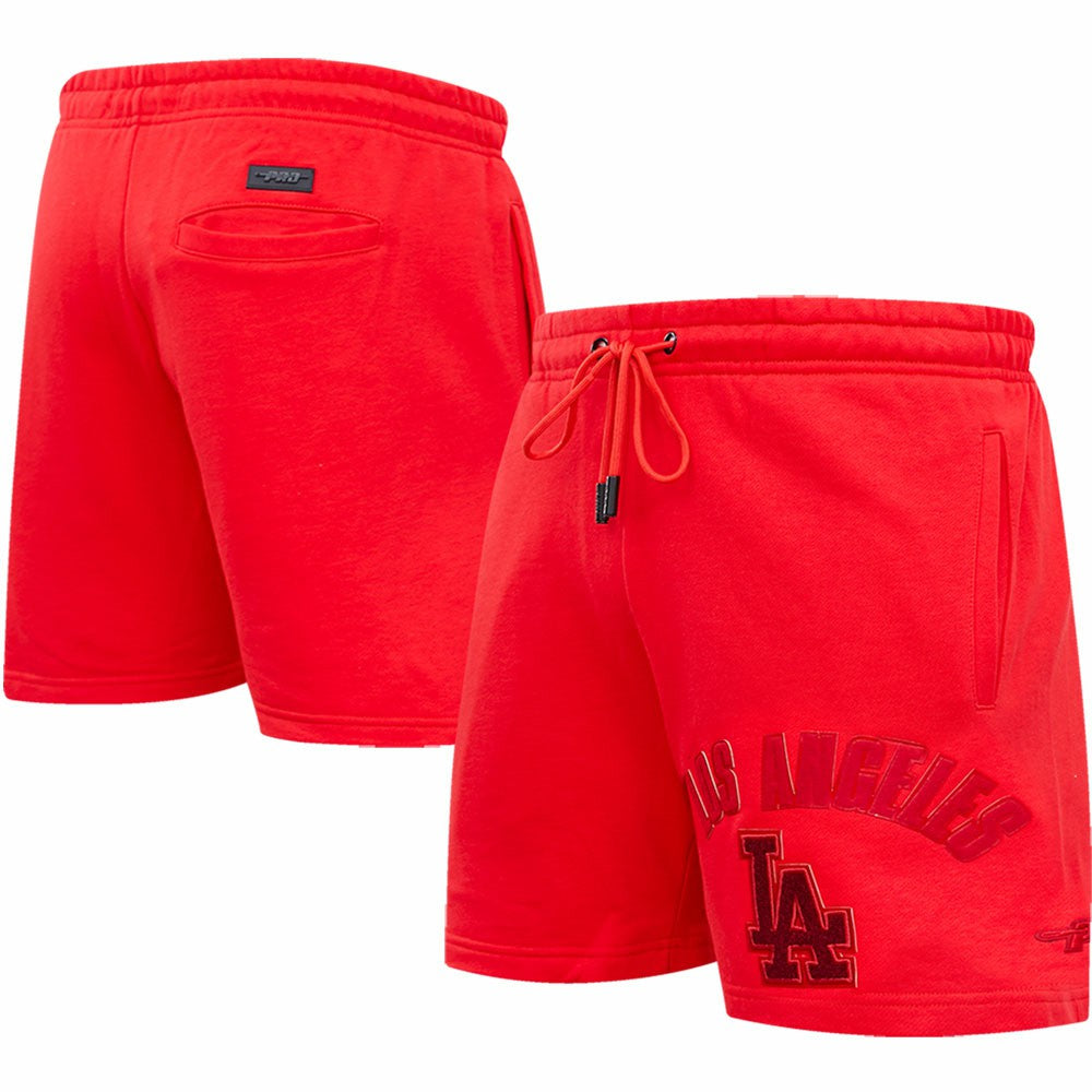 Los Angeles Dodgers Pro Standard Triple Red Classic Shorts Shorts - MLB
