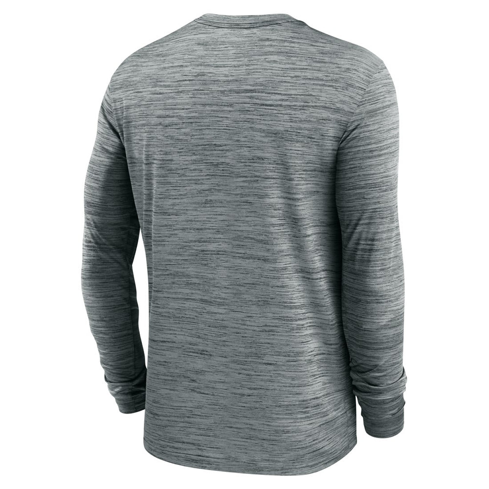 Tennessee Titans Sideline Team Velocity Performance Long Sleeve T-Shirt Heather Gray | Nike for Sale