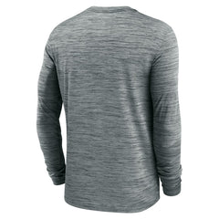 Tennessee Titans Sideline Team Velocity Performance Long Sleeve T-Shirt Heather Gray | Nike for Sale