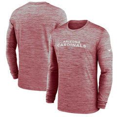 Arizona Cardinals Sideline Team Velocity Performance Long Sleeve T-Shirt Cardinal | Nike for Sale