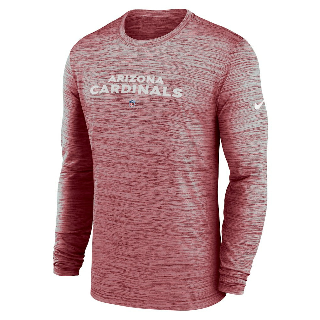 Arizona Cardinals Sideline Team Velocity Performance Long Sleeve T-Shirt Cardinal | Nike for Sale