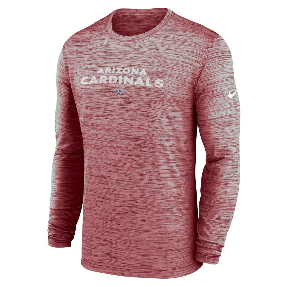 Arizona Cardinals Sideline Team Velocity Performance Long Sleeve T-Shirt Cardinal | Nike for Sale