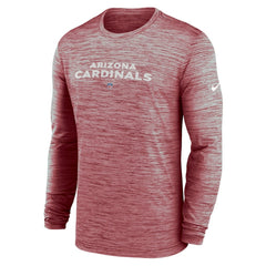 Arizona Cardinals Sideline Team Velocity Performance Long Sleeve T-Shirt Cardinal | Nike for Sale