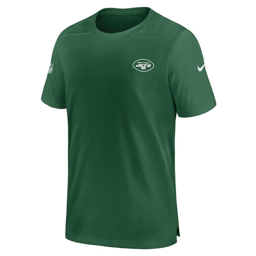 New York Jets Sideline Coach Performance T-Shirt Green | Nike for Sale