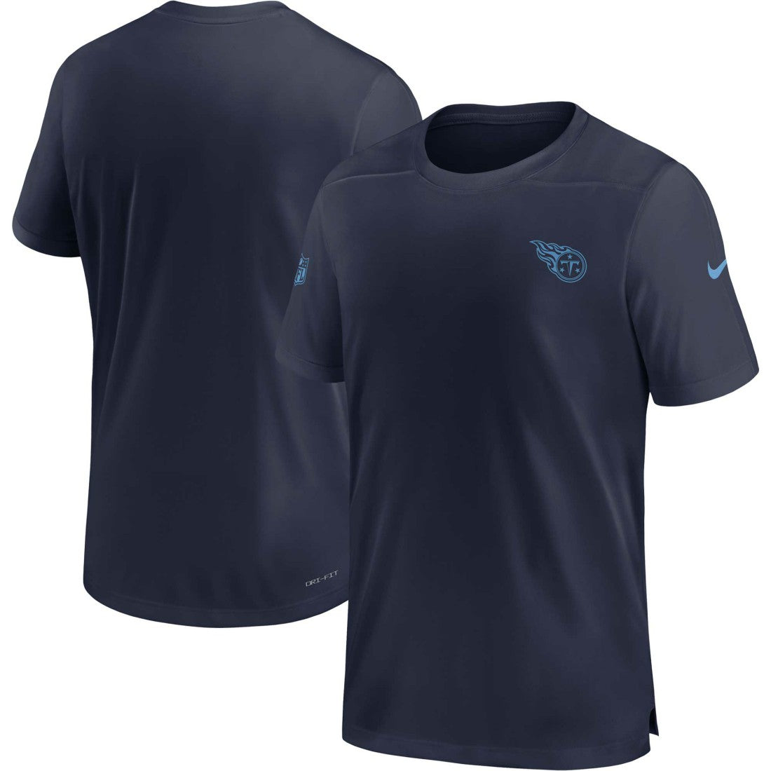 Tennessee Titans Sideline Coach Performance T-Shirt Navy | Nike for Sale
