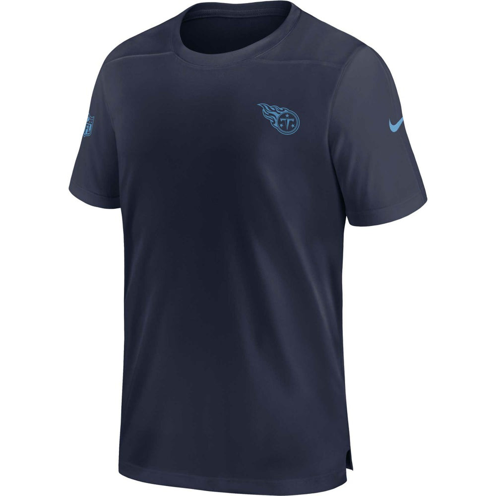 Tennessee Titans Sideline Coach Performance T-Shirt Navy | Nike for Sale