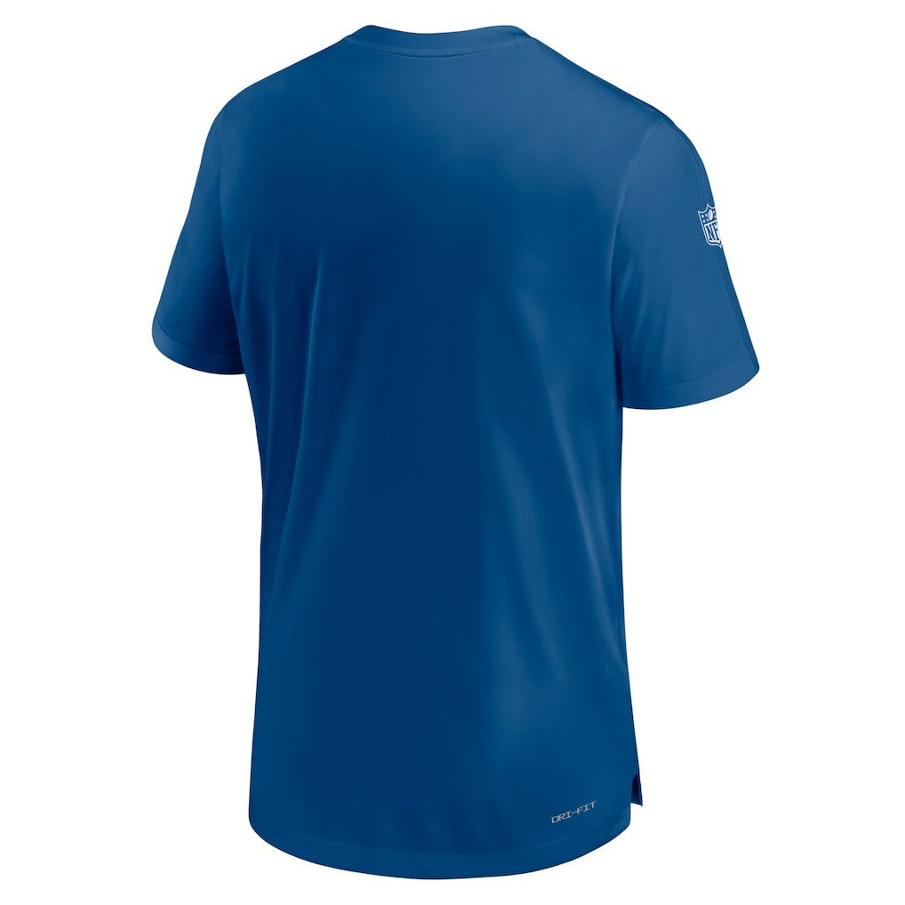 Indianapolis Colts Sideline Coach Performance T-Shirt Royal | Nike for Sale