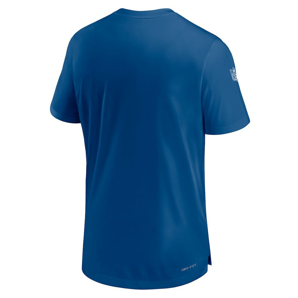 Indianapolis Colts Sideline Coach Performance T-Shirt Royal | Nike for Sale