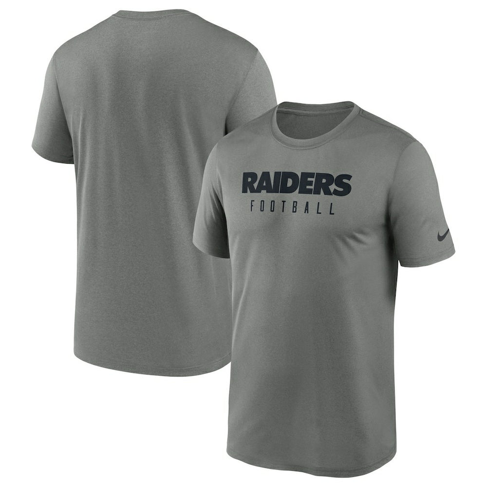 Las Vegas Raiders Sideline Legend Performance T-Shirt Heather Gray | Nike for Sale