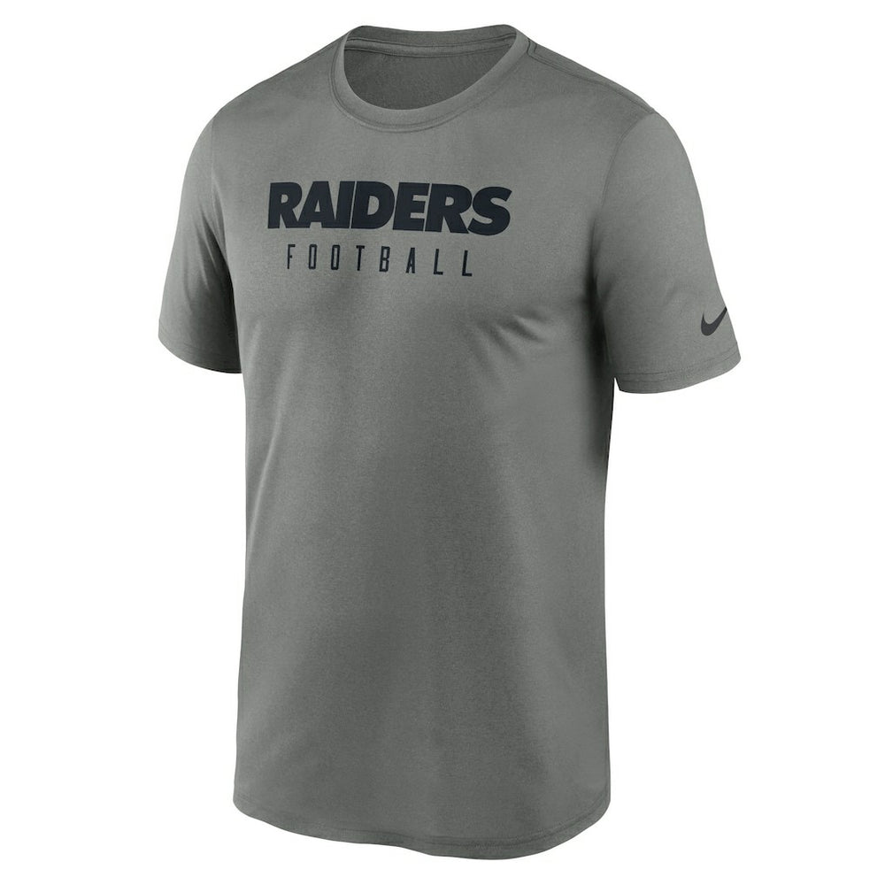 Las Vegas Raiders Sideline Legend Performance T-Shirt Heather Gray | Nike for Sale