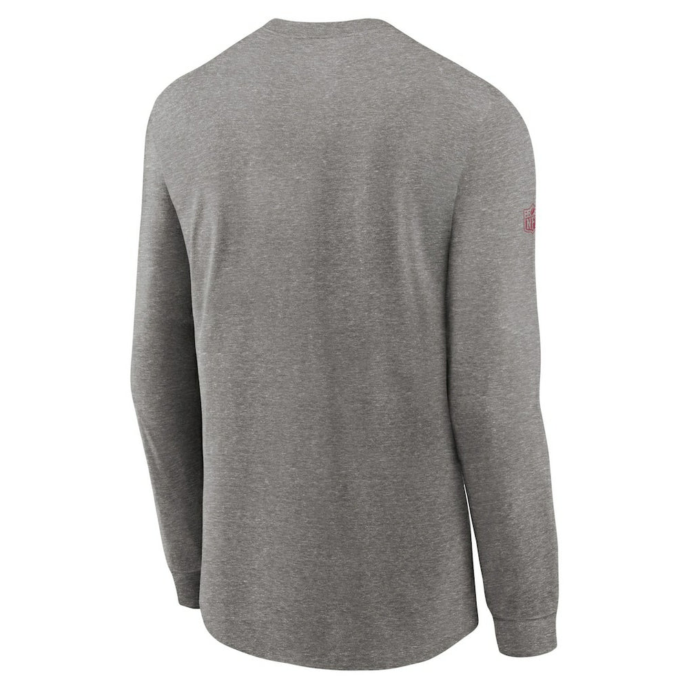 Arizona Cardinals Sideline Performance Long Sleeve T-Shirt Heather Gray | Nike for Sale