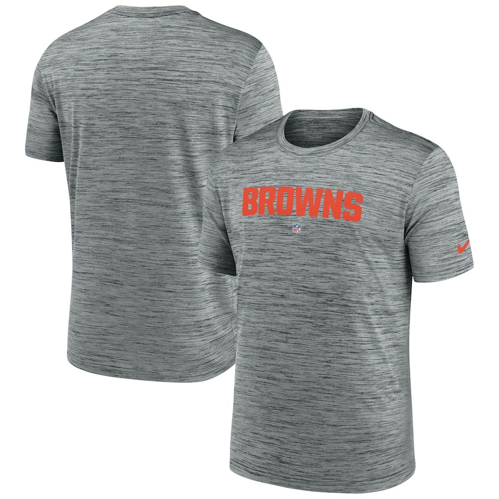 Cleveland Browns Velocity Performance T-Shirt Gray | Nike for Sale