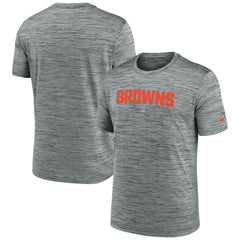 Cleveland Browns Velocity Performance T-Shirt Gray | Nike for Sale