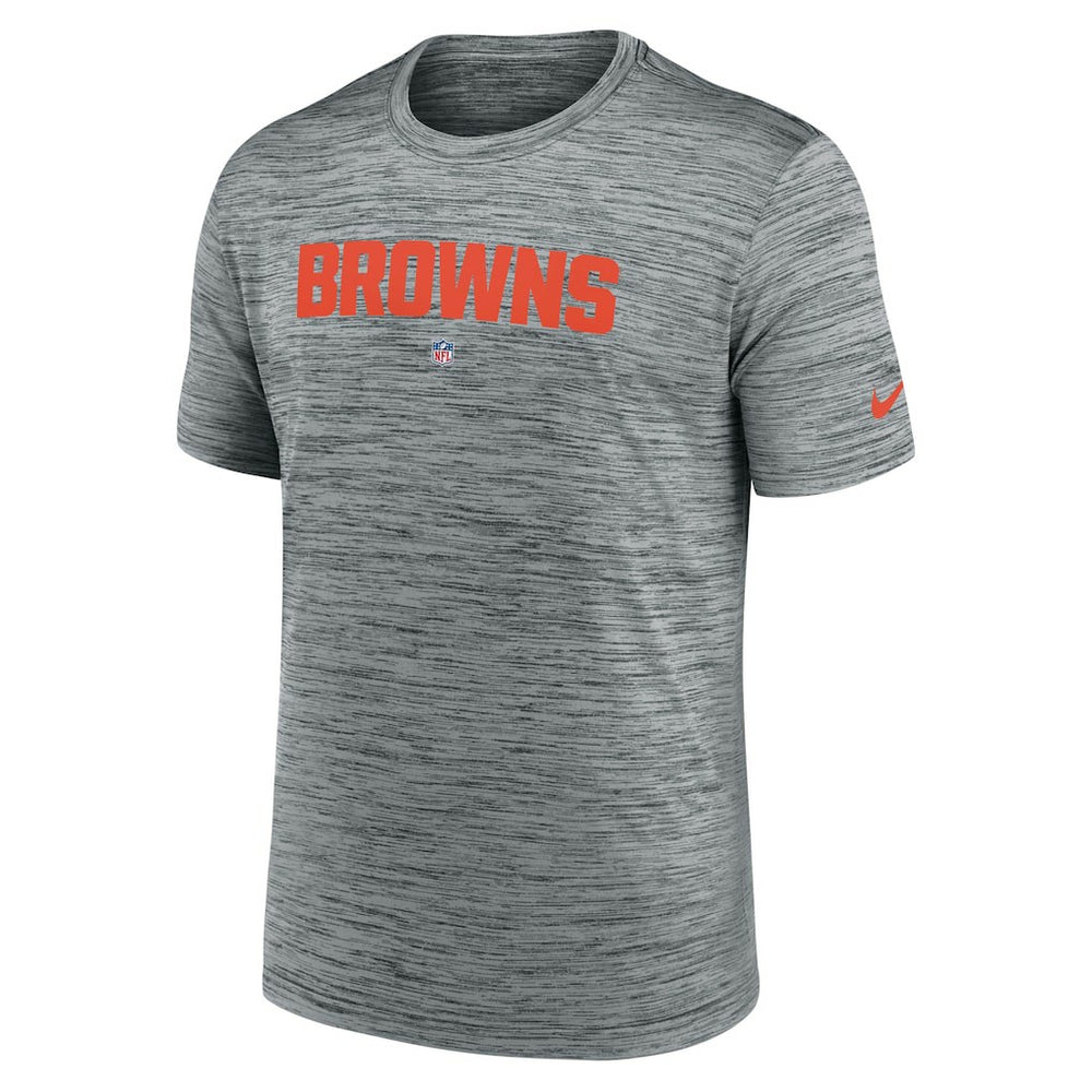 Cleveland Browns Velocity Performance T-Shirt Gray | Nike for Sale