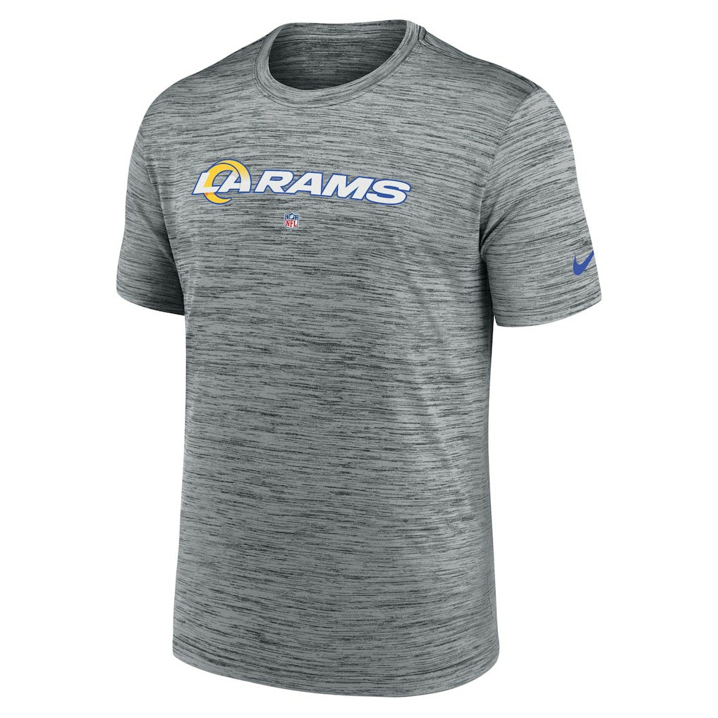 Los Angeles Rams Velocity Performance T-Shirt Gray | Nike for Sale