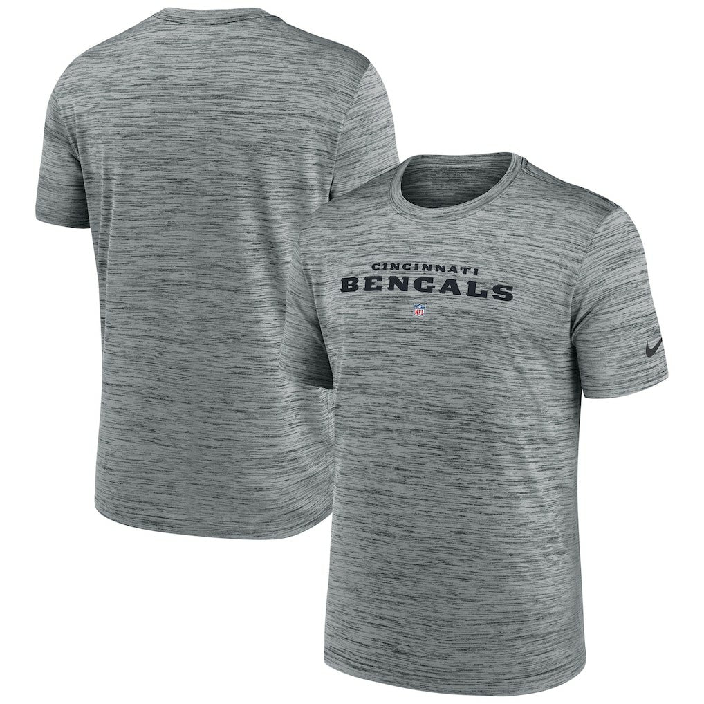 Cincinnati Bengals Velocity Performance T-Shirt Gray | Nike for Sale