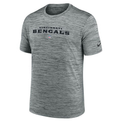 Cincinnati Bengals Velocity Performance T-Shirt Gray | Nike for Sale