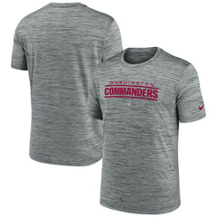 Washington Commanders Velocity Performance T-Shirt Gray | Nike for Sale