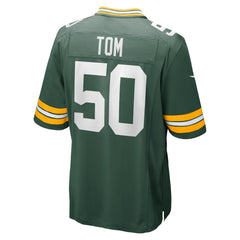 Zach Tom Green Bay Packers Game Player Jersey Green | Nike for Sale