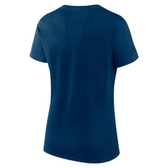 Seattle Kraken Fanatics Women's Script T-Shirt & Shorts Set - Navy/Gray - NHL