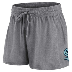 Seattle Kraken Fanatics Women's Script T-Shirt & Shorts Set - Navy/Gray - NHL