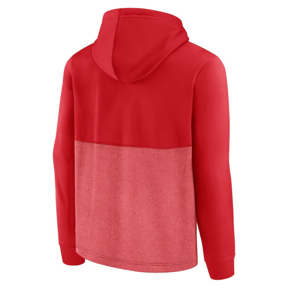 Washington Capitals Fanatics Successful Tri-Blend Pullover Hoodie - Red - NHL