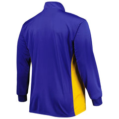 Los Angeles Rams Big & Tall Quarter-Zip Top Royal | NFL