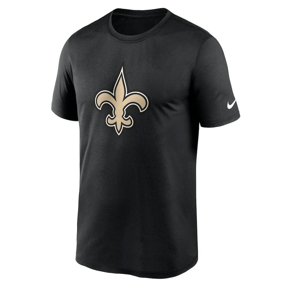 New Orleans Saints Primetime Legend Logo Performance T-Shirt Black | Nike for Sale