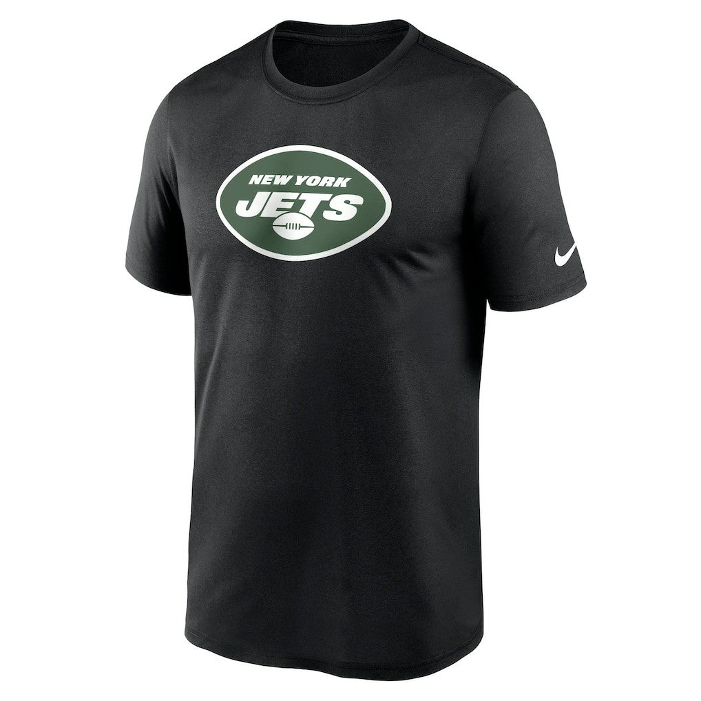 New York Jets Primetime Legend Logo Performance T-Shirt Black | Nike for Sale