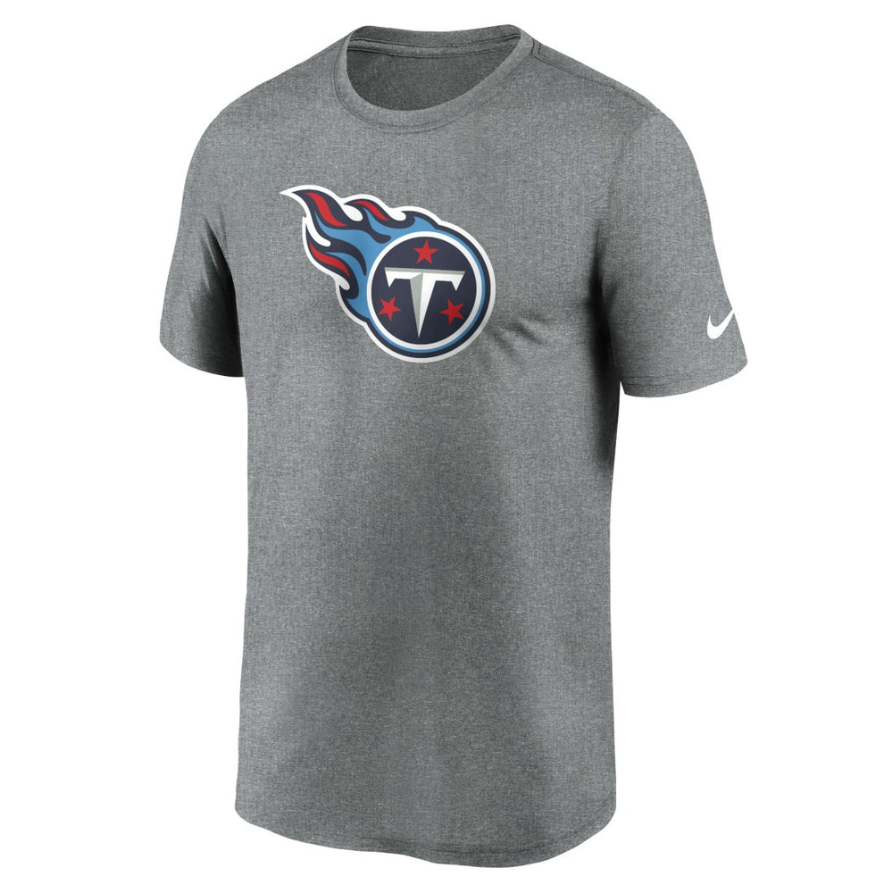 Tennessee Titans Primetime Legend Logo Performance T-Shirt Heather Charcoal | Nike for Sale