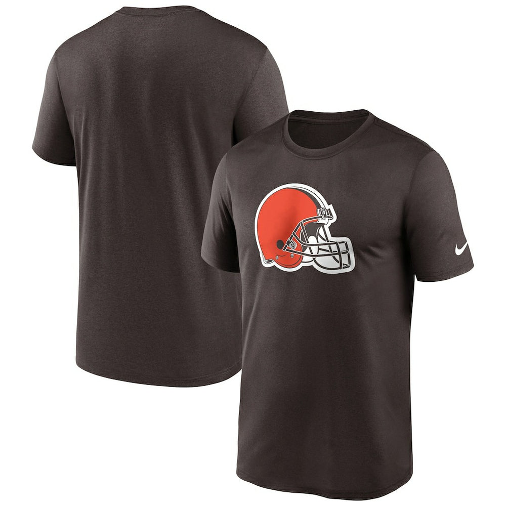 Cleveland Browns Primetime Legend Logo Performance T-Shirt Brown | Nike for Sale