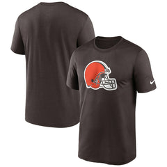 Cleveland Browns Primetime Legend Logo Performance T-Shirt Brown | Nike for Sale