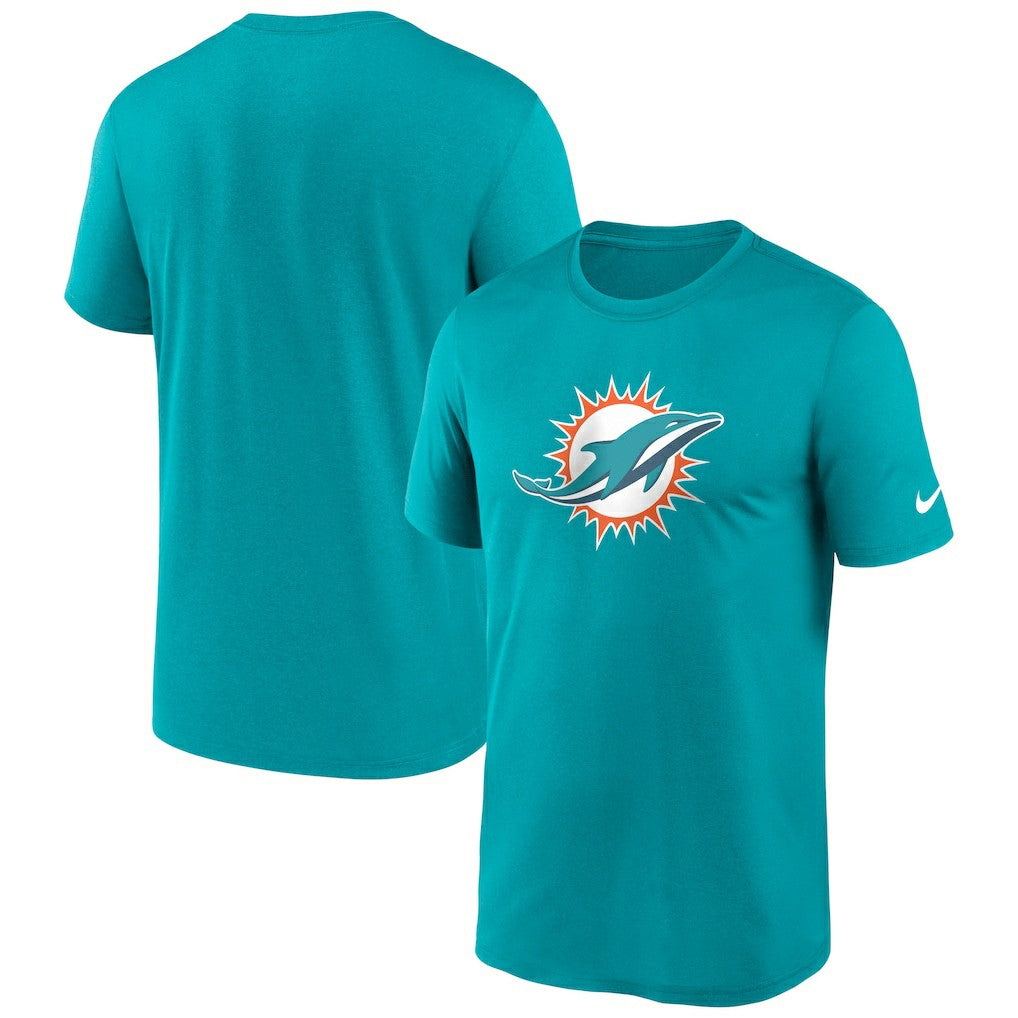 Miami Dolphins Primetime Legend Logo Performance T-Shirt Aqua | Nike for Sale