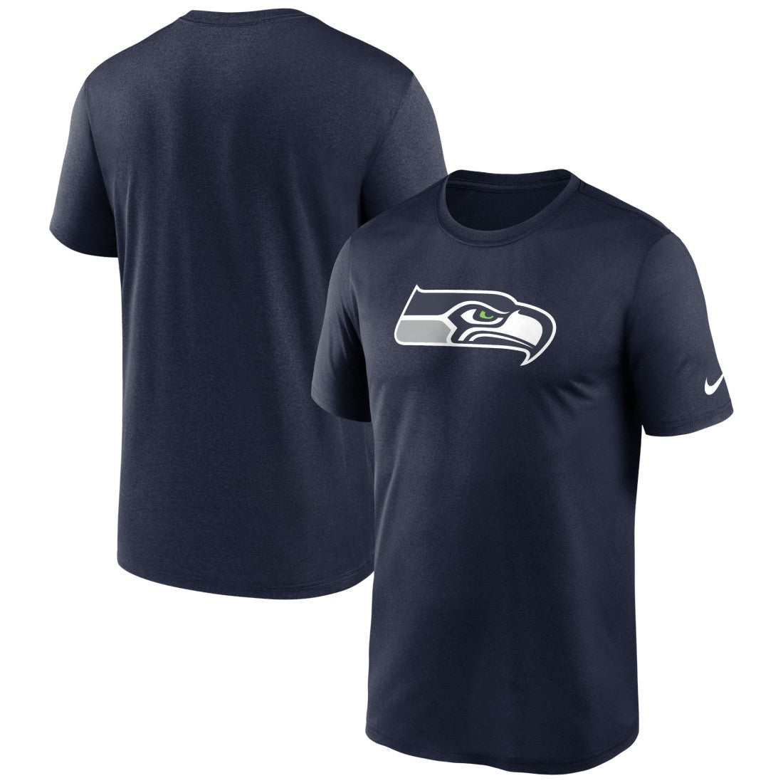 Seattle Seahawks Primetime Legend Logo Performance T-Shirt College Navy | Nike for Sale